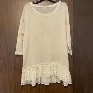 Cream color sweater